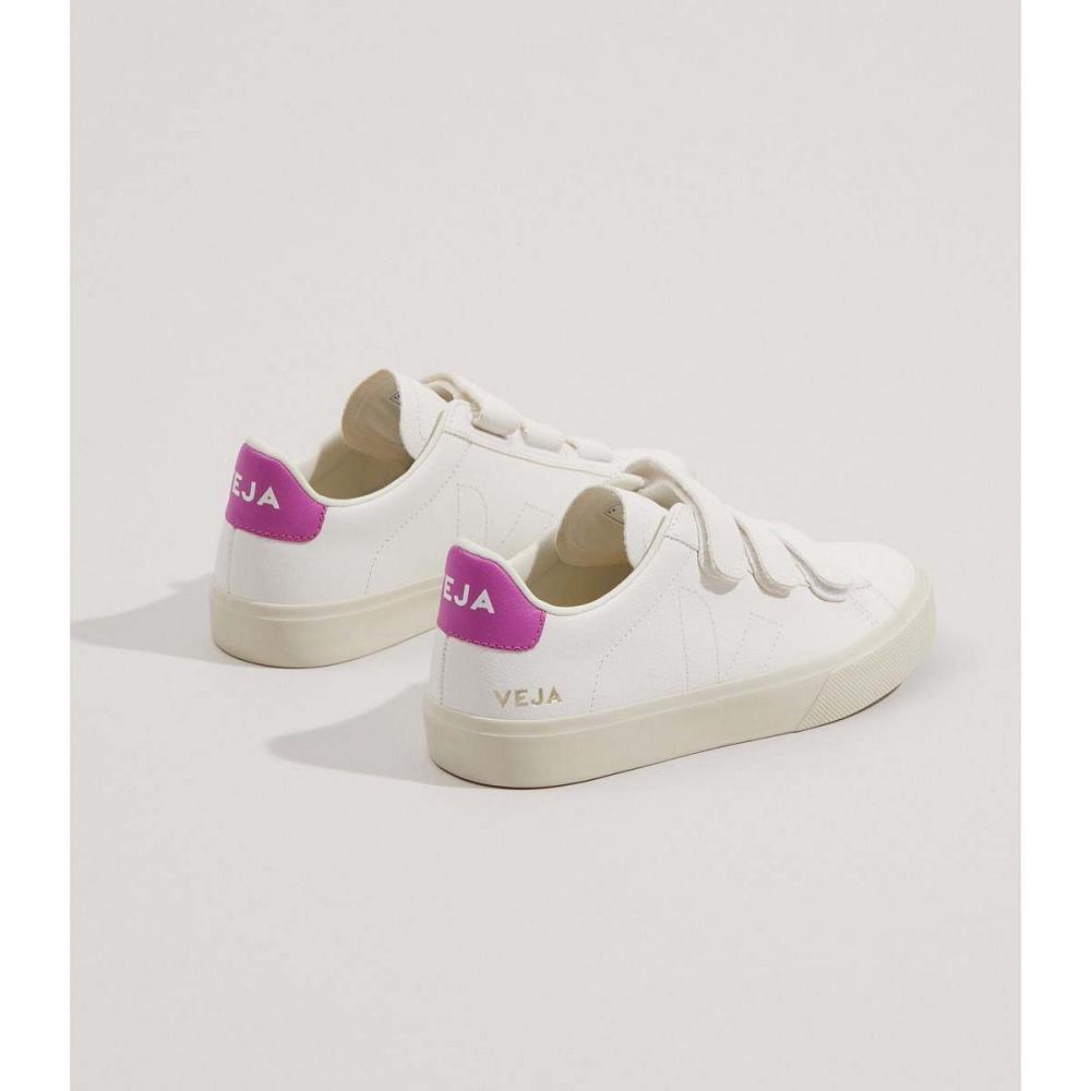 Veja RECIFE CHROMEFREE Sneakers Dames White/Purple | BE 624DFM